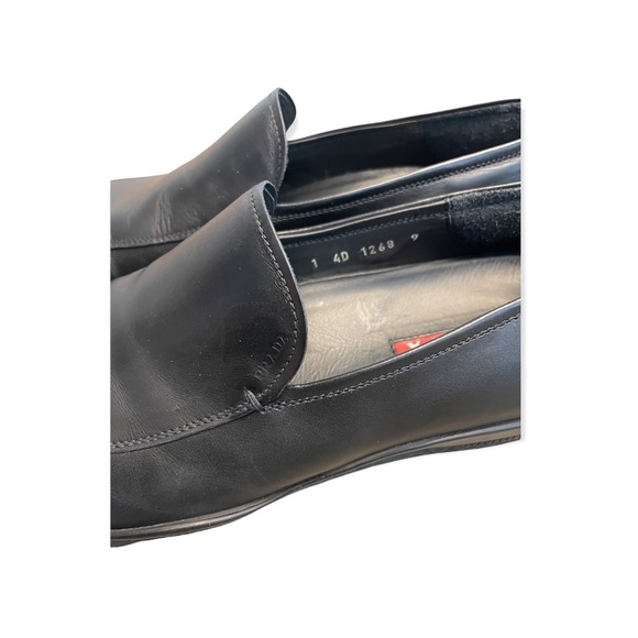 Prada Comfort Leather Loafers - WORN ONCE LNWOT - Size 10 US - Black - Picture 8 of 9